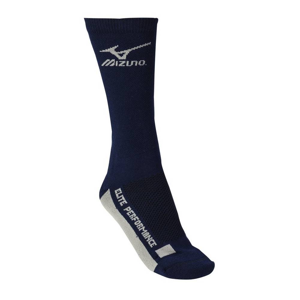 Calcetines Mizuno Crew Hombre Azul Marino/Gris Comprar RITD-58740